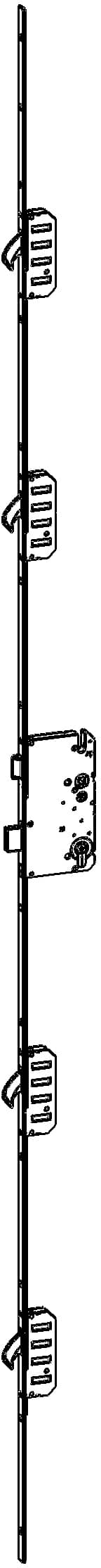 WINKHAUS Mehrfachverriegelung STV F1660 M4, 8/92, Falle Standard, Stahl