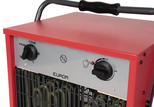 EUROM Elektroheizer 570 m³/h 0/5000/10000/15000 W 32 A EUROM