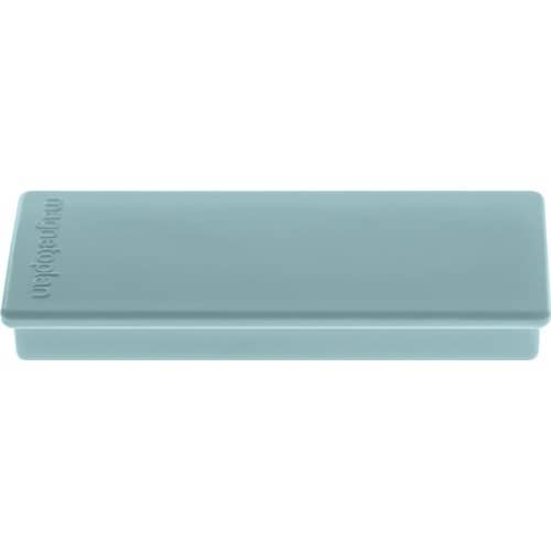 MAGNETOPLAN Rechteckmagnet B55xT22xS8mm blau MAGNETOPLAN