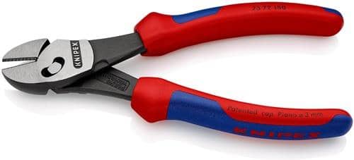 KNIPEX Hochleistungsseitenschneider TwinForce® L.180mm pol.Comfort-Griff KNIPEX