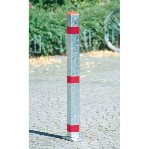 URBANUS Sperrpfosten STA silber kippbar,z.Aufdübeln URBANUS