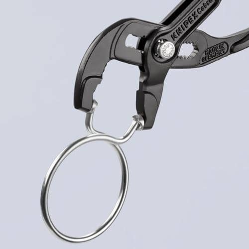 KNIPEX Federbandschellenzange Gesamt-L.180mm Kap.max.50mm Einstellungen 15