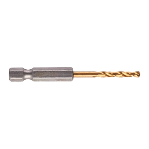 MILWAUKEE 3,0 x 65 mm SHOCKWAVE Metallbohrer HSS-G RED HEX Titan 1/4"