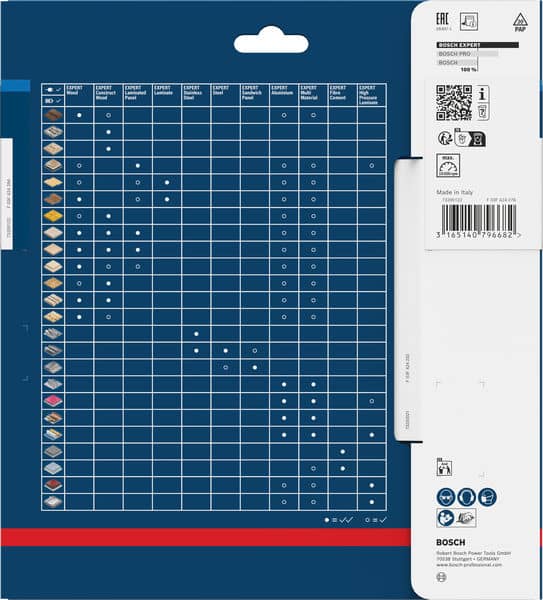 BOSCH Kreissägeblatt Expert for Aluminium, 190 x 30 x 2,6 mm, 56