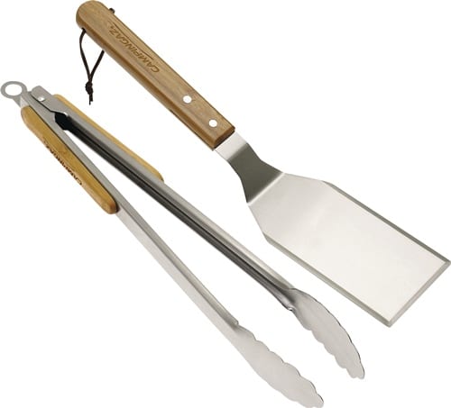 CAMPINGAZ Grillbesteck Duo Spatel:36 cm,Zange:39cm 2-teilig:Spatel u.Zange Farbkarton m.FT