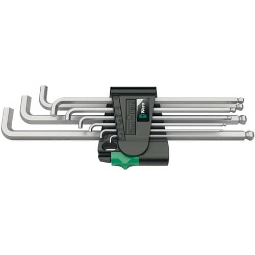 WERA Winkelschlüsselsatz 950 PKLS/9 SM SB Innen-6-kt 9tlg SW1,5/2/2,5/3/4/5/6/8/10mm