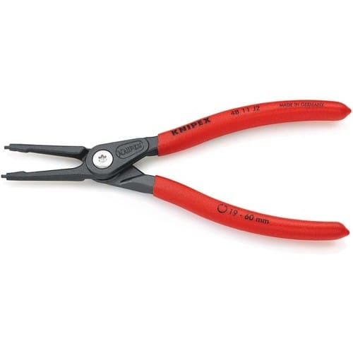 KNIPEX Präzisionssicherungsringzange J 2 f.Bohrungen D.19-60mm L.180mm KNIPEX