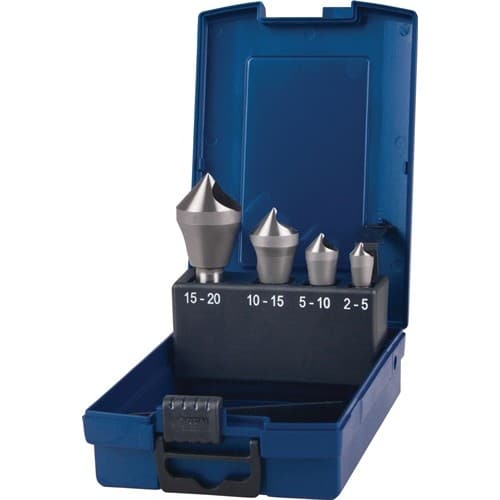 TECWERK Querlochsenkersatz 2-5/5-10/10-15/15-20mm HSS-Co 4tlg.Ku.-Kass.TECWERK