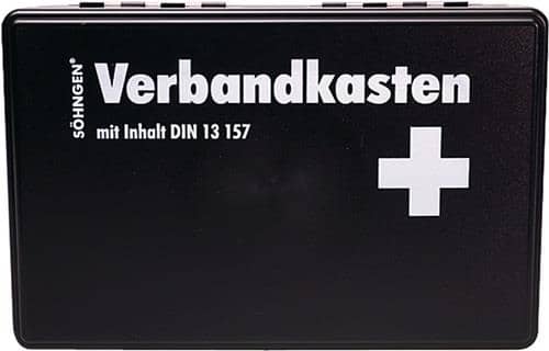 SÖHNGEN Betriebsverbandkasten,kl.KIEL B260xH160xT80ca.mm schwarz SÖHNGEN