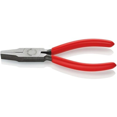 KNIPEX Flachzange Gesamt-L.140mm Kopf pol.schwarz atram.Ku.-Überzug KNIPEX
