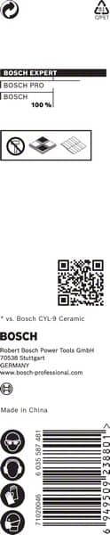 BOSCH EXPERT HEX-9 HardCeramic Bohrer, 5.5 x 90 mm