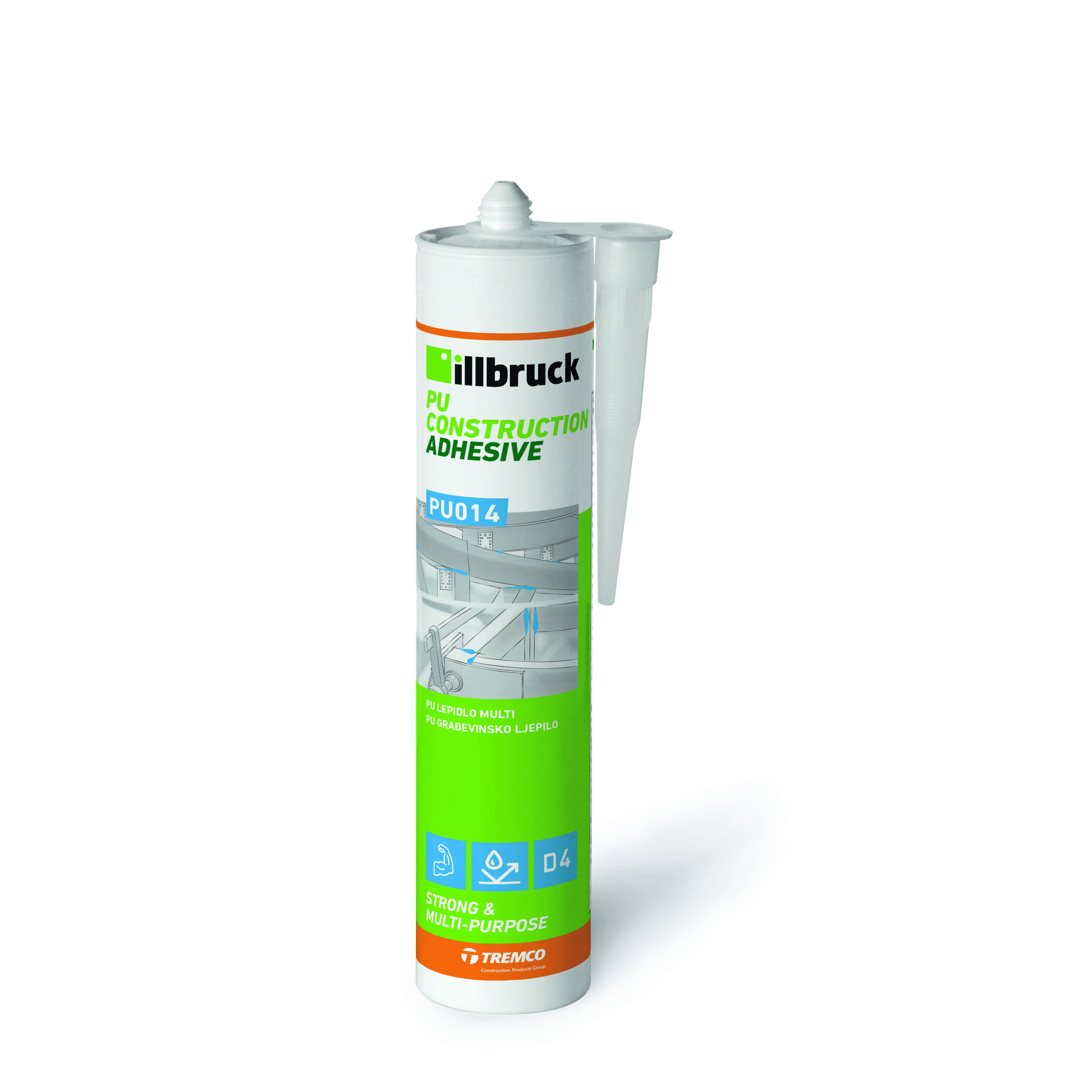 illbruck PU014 KONSTRUKTIONSKLEBER MULTI BEIGE 310ML NLD-FRB
