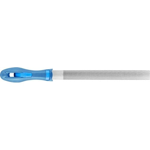PFERD TOOLS Werkstattfeile DIN 7261 L.250mm Q.25x7mm Hieb 2 Halbrund 2K-Ergo PFERD
