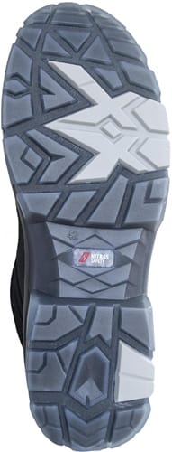 NITRAS Sicherheitsstiefel ULTIMATE STEP HIGH FIT Gr.47 W.11 schwarz S7S CI FO SC SR
