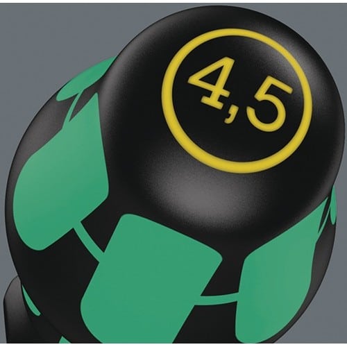 WERA Schraubendrehersatz 335/350/355/6 6-tlg.Schlitz/PH/PZD 2K-Griff Rundkl.WERA