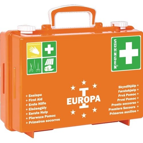 SÖHNGEN Erste Hilfe Koffer EUROPA I B310xH210xT130ca.mm orange SÖHNGEN
