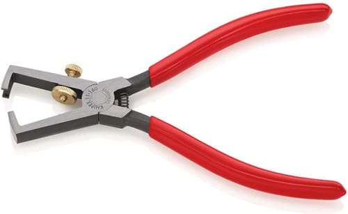 KNIPEX Abisolierzange L.160mm pol.Ku.-Überzug m.Öffnungsf.KNIPEX