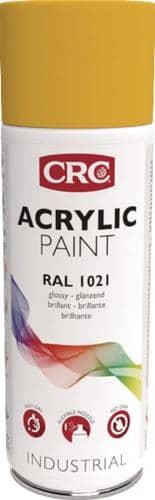 CRC Farbschutzlackspray ACRYLIC PAINT rapsgelb glänzend RAL 1021 400ml Spraydose CRC