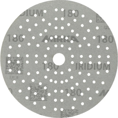 MIRKA Haftschleifscheibe IRIDIUM Grip 121L 150mm K.180 f.HO/Metall/Lack/Ku.