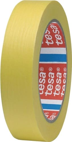 Präzisionskrepp 4334 glatt gelb Rolle TESA