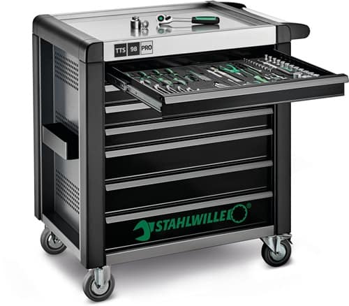 STAHLWILLE Werkstattwagen 98/7 PRO B651xT1001xH1020mm 1400kg 7 Schubl.