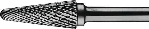 TECWERK Frässtift KEL D.10mm Kopf-L.20mm Schaft-D.6mm HM Verz.Kreuz TECWERK