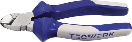 TECWERK Seitenschneider L.160mm Kopf verchr.Mehrkomp.-Hüllen max.2mm TECWERK