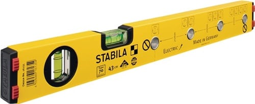 Wasserwaage 70 Electric Aluminium gelb ± 0,5mm/m STABILA