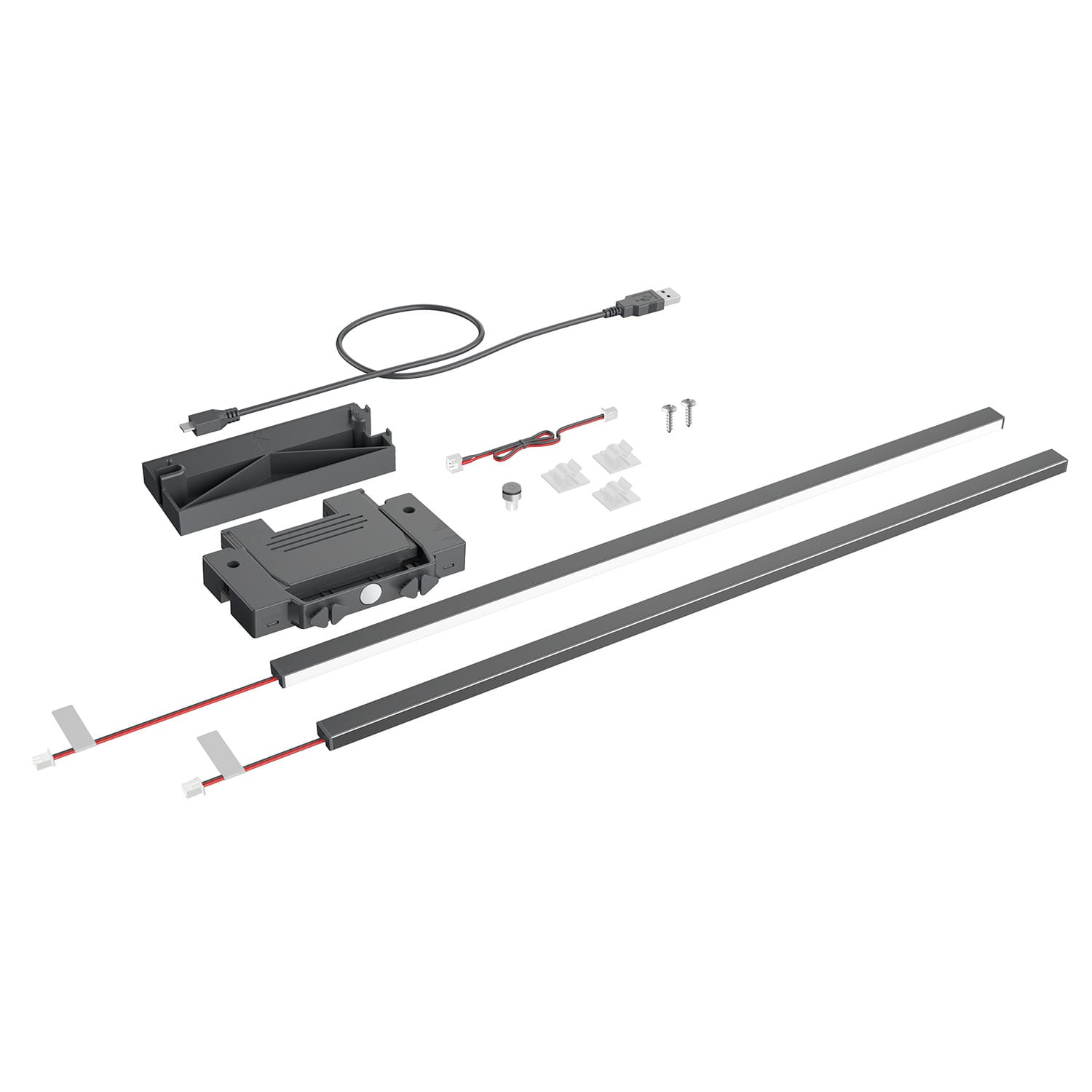 HETTICH AvanTech YOU Illumination Designprofil, anthrazit, NL 650 mm, 9326930