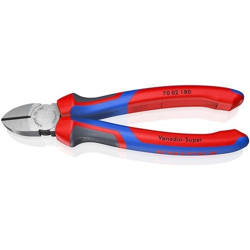 KNIPEX Seitenschneider L.180mm Kopf pol.Comfort-Griffe max.2,5mm KNIPEX