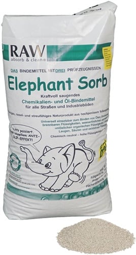 RAW Chemikalien- u.Ölbindemittel R Elephant Sorb Stand.Inh.40 l/ca.15kg RAW