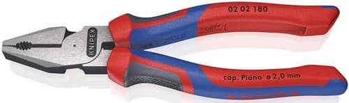 KNIPEX Kraftkombizange L.180mm pol.Comfort-Griff KNIPEX