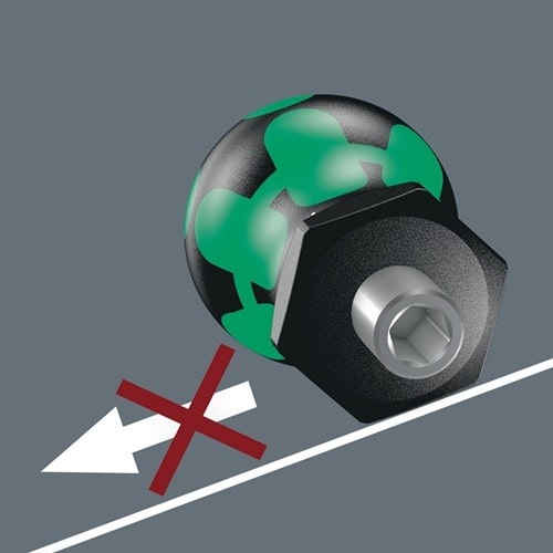 WERA Bithandhalter 811/1 1/4 Zoll m.Magnet Klingen-L.10mm 2K-Griff WERA
