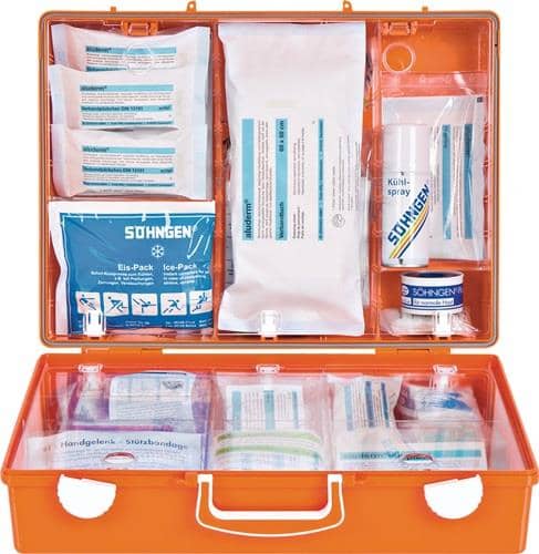 SÖHNGEN Erste Hilfe Koffer Beruf SPEZIAL Verwaltung B400xH300xT150ca.mm orange SÖHNGEN