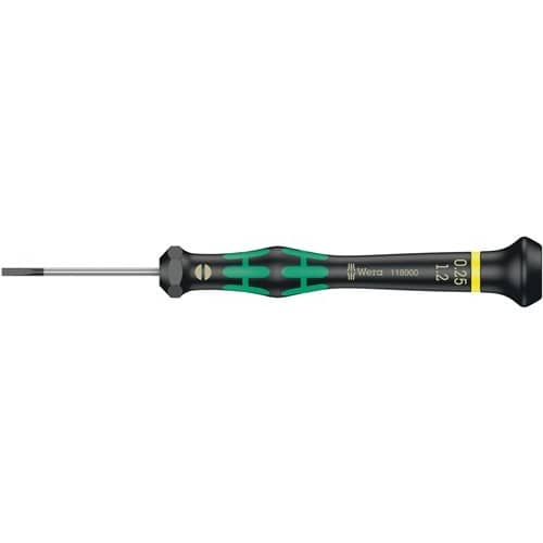 WERA Elektronik-Feinmechanik-Schraubendreher 2035 1,2mm Klingen-L.40mm WERA
