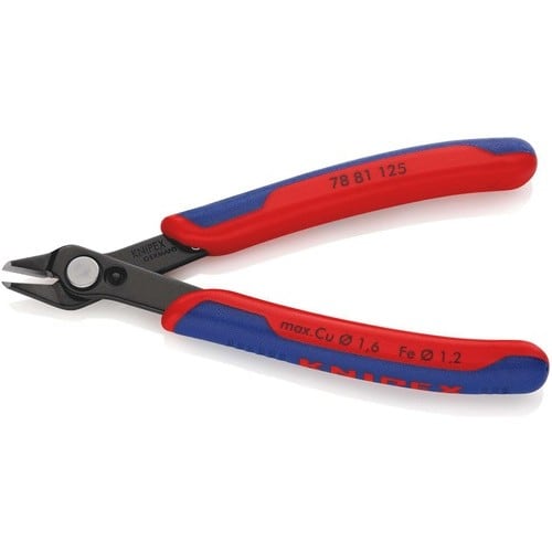 KNIPEX Elektronik-Seitenschneider Super-Knips® L.125mm Form 8 Facette ja,kl.brün.