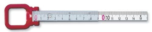 BMI Rahmenbandmaß ERGOLINE L.50m Band-B.13mm A mm/cm EG II Alu.gelb Stahlmaßband BMI