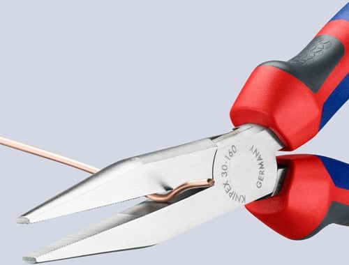 KNIPEX Langbeckzange Gesamt-L.160mm Kopf pol.halbrd.Comfort-Griff KNIPEX