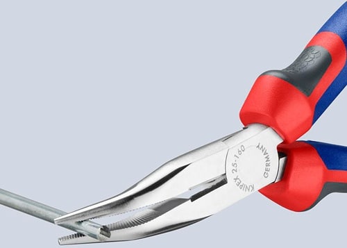 KNIPEX Flachrundzange L.160mm flachrund 40Grad gew.Comfort-Griff KNIPEX