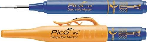 PICA Tieflochmarker Pica-Ink blau m.Teleskopspitze PICA
