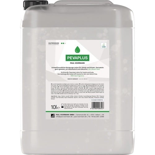 PAUL VOORMANN Handreinigung PEVAPLUS 10l silikonfrei,pH-neutral Kanister PAUL VOORMANN