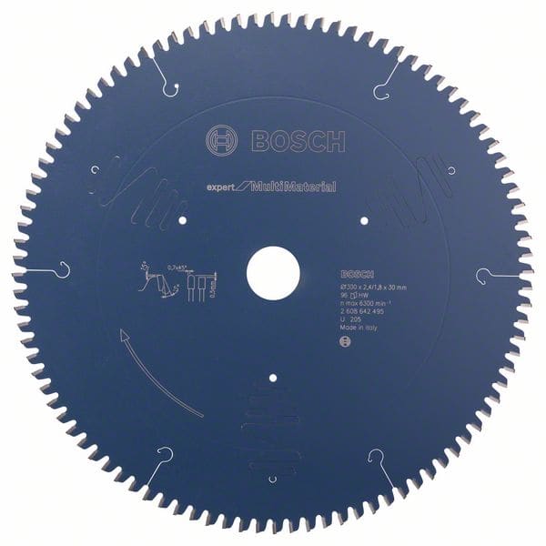 BOSCH Kreissägeblatt Expert for Multi Material, 300 x 30 x 2,4 mm, 96