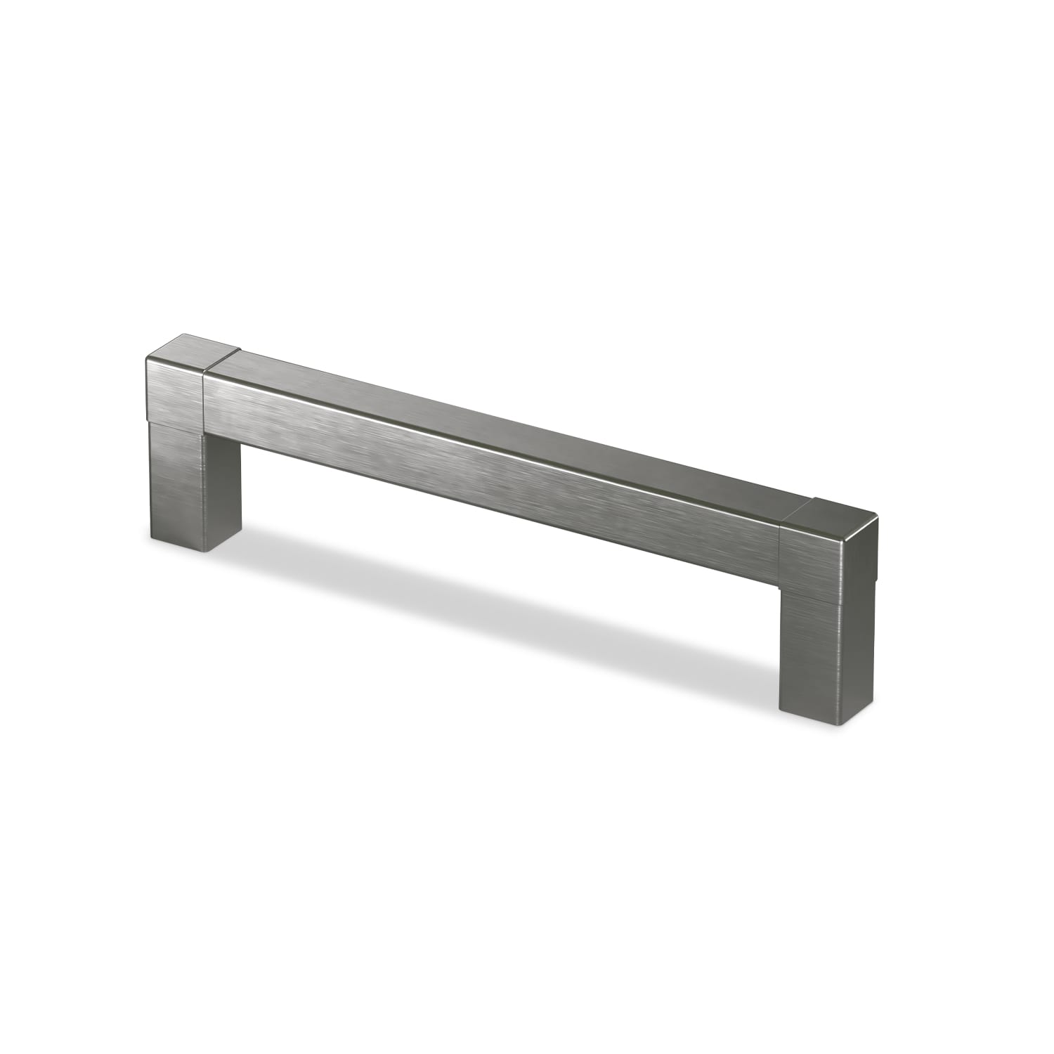 HETTICH Griff Cadro, Bohrabstand 128, L 140.5 mm, B 12.5 mm, H 35 mm, Edelstahl Optik gebürstet, 9298817