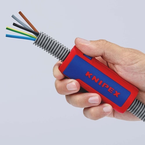 KNIPEX Abmantelungswerkzeug TwistCut Gesamt-L.100mm Arbeitsber.0,2-4 (Litze)mm² KNIPEX