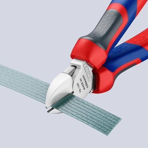KNIPEX Seitenschneider L.160mm Kopf verchr.Comfort-Griff KNIPEX