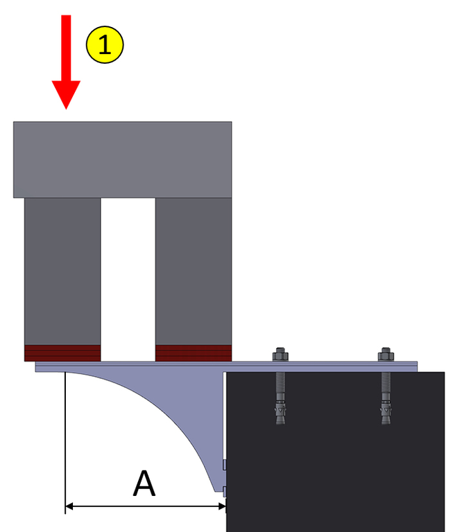 KNELSEN Hebeschiebetür-Schwerlastkonsole HST-SL-Konsole 400-225