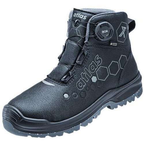 ATLAS Sicherheitsstiefel XT 550 BOA GTX Gr.39 W.10 black/anthrazit S3 SRC EN20345