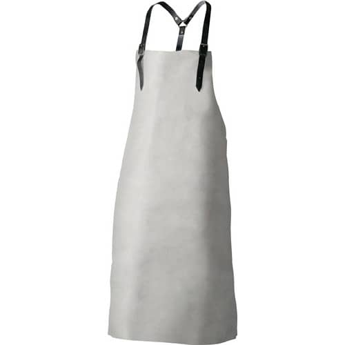 FELDTMANN Brustlatzschürze Knut L.ca.100xB.ca.80cm grau Spaltleder FELDTMANN