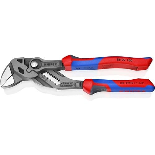 KNIPEX Zangenschlüssel L.180mm schwarz atram.Spann-W.40mm Comfort-Griff