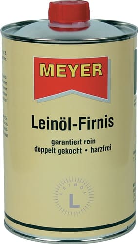 MEYER Leinöl-Firnis honigfarben 1l Dose MEYER